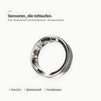 Sensoren für Puls, Blutsauerstoff und Schlafphasen