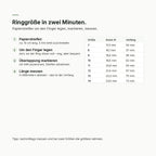 Ringgröße messen: Anleitung und Größentabelle