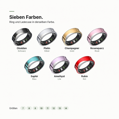 flynk R3 – alle sieben Farben mit glatter Oberfläche